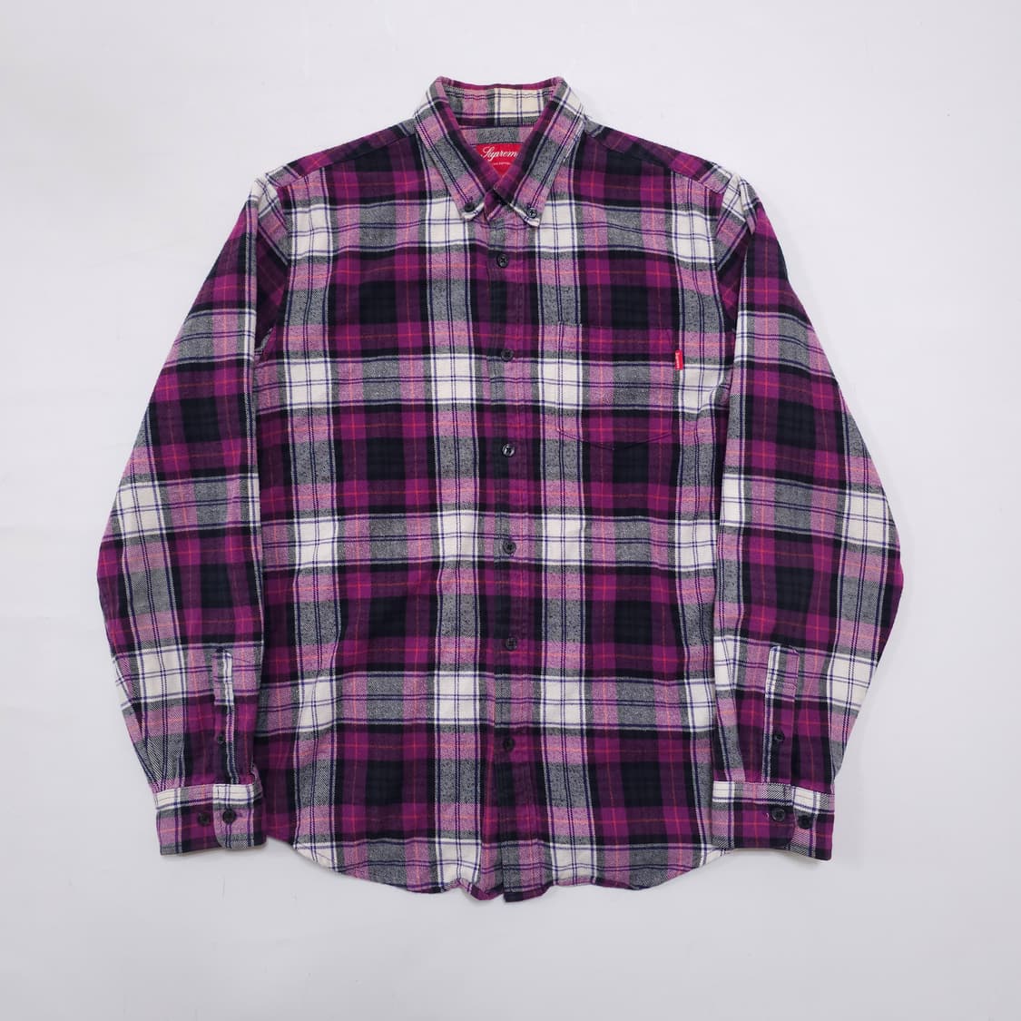 슈프림 타탄 플란넬 셔츠 상품이미지2