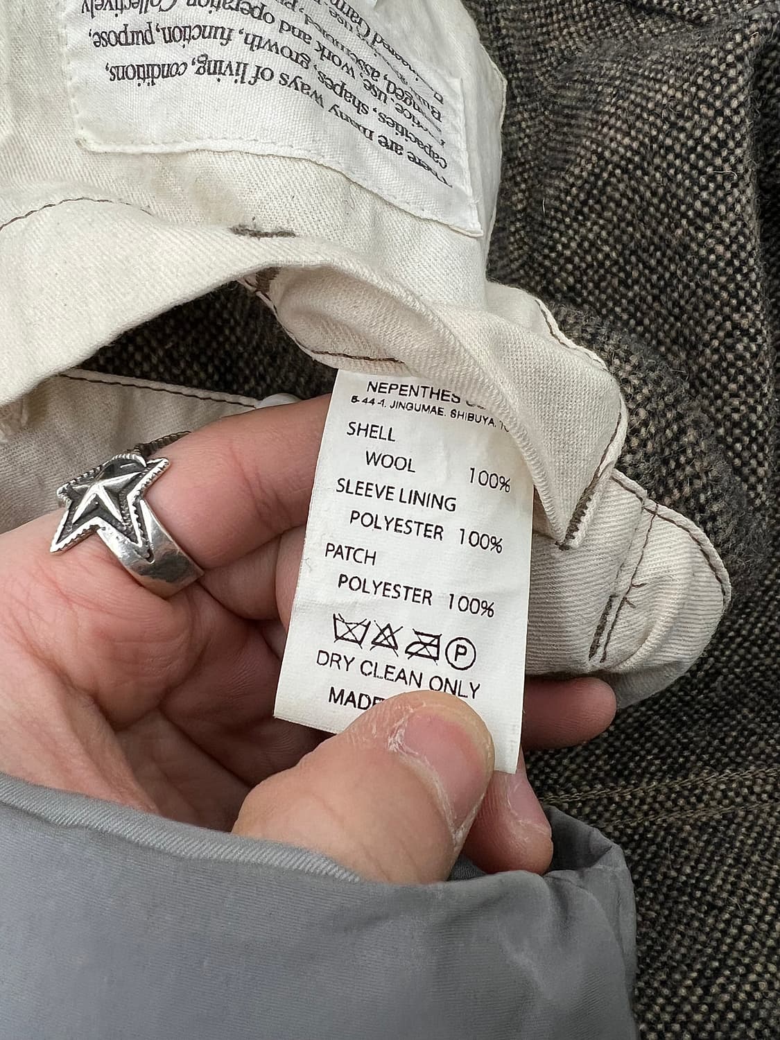 엔지니어드 가먼츠 14fw 홈스펀 울 베드포드 자켓 상품이미지9