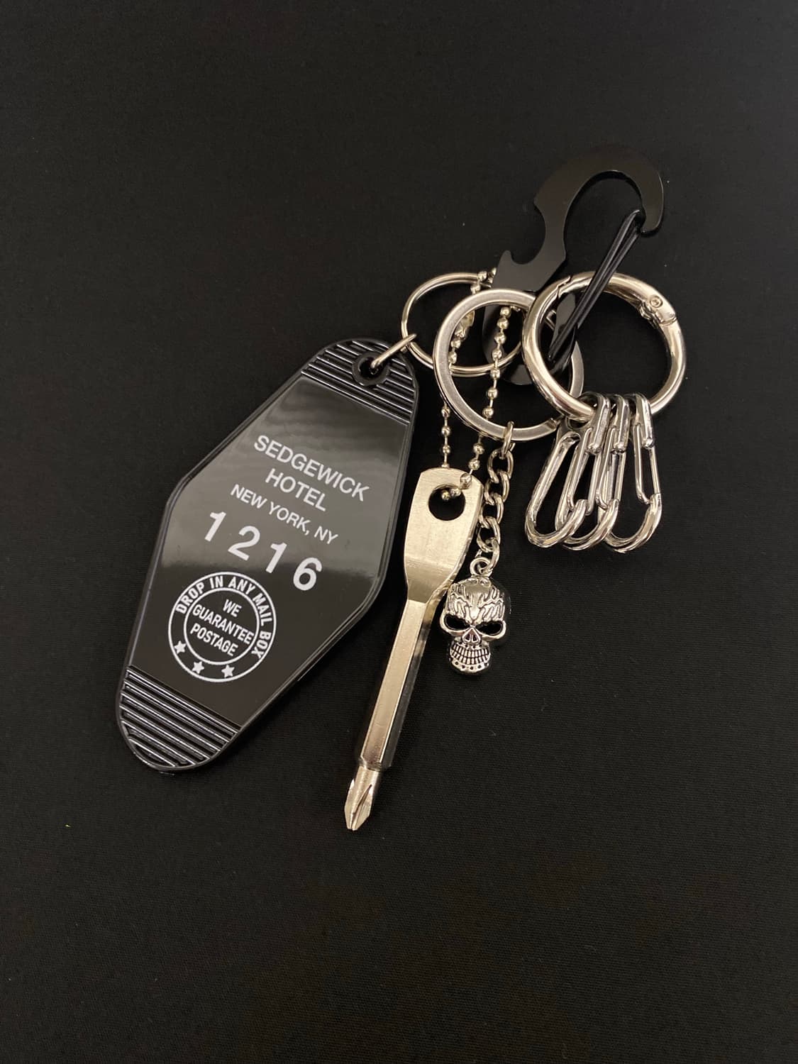 레트로 호텔 키태그 키링 상품이미지4