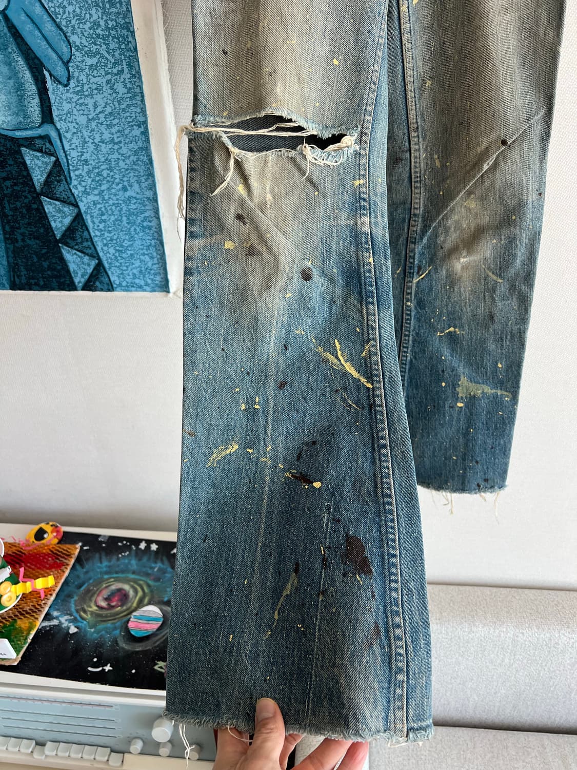 1970년대 오리지널 리바이스 빈티지 오렌지탭 646 상품이미지3