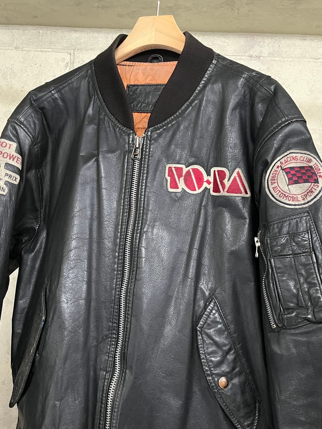 80s TORA Leather Jacket 상품이미지4
