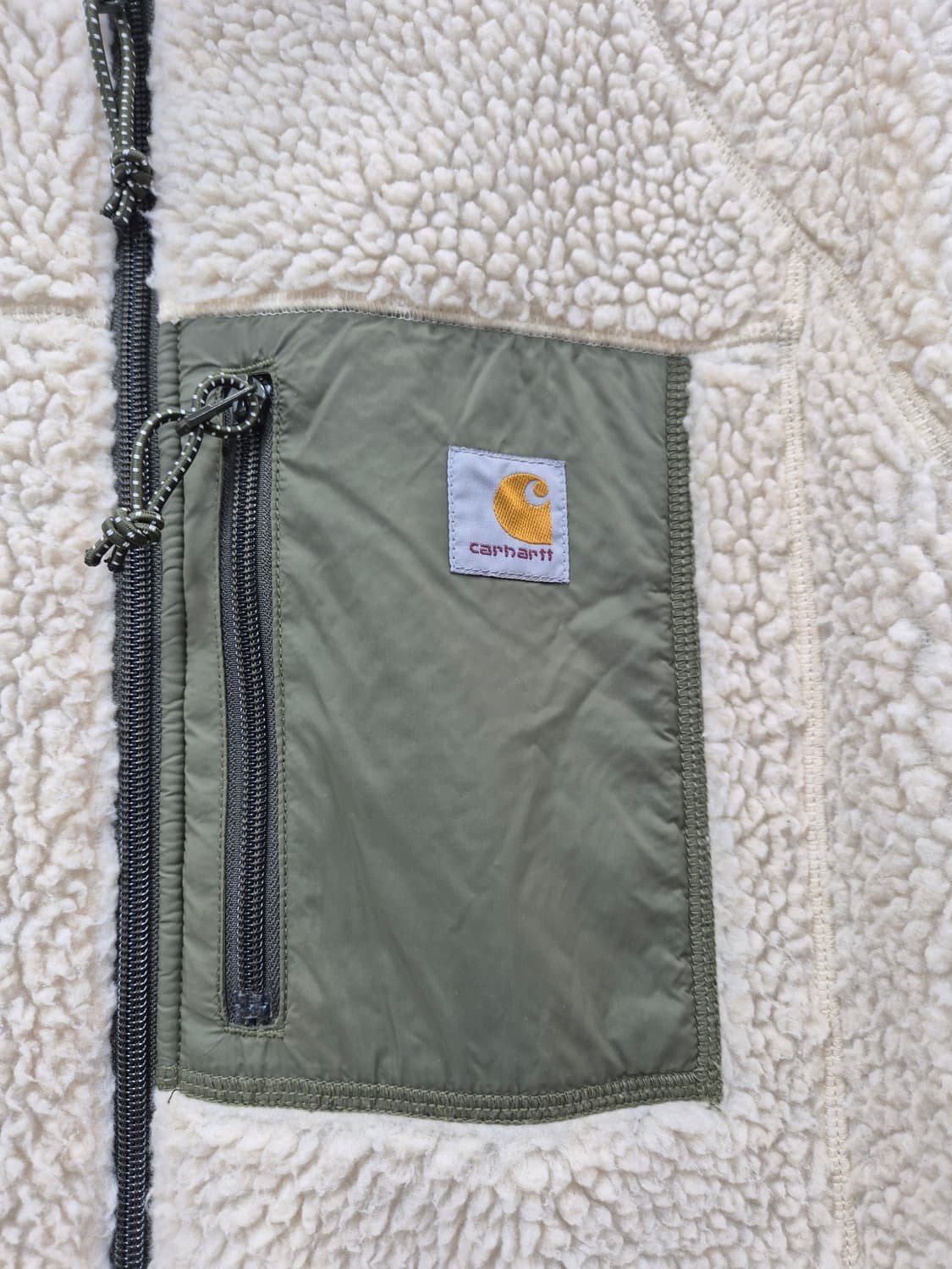 칼하트 아이보리 플리스 자켓 / 105(정품) 상품이미지2