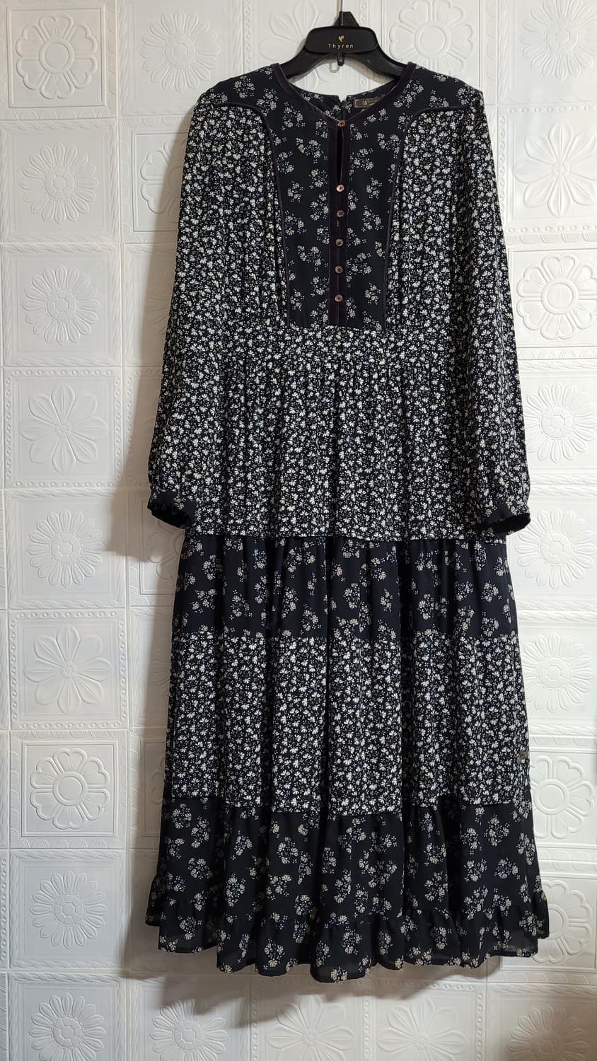 (길이 수선)써스데이아일랜드 기모 롱원피스  상품이미지1