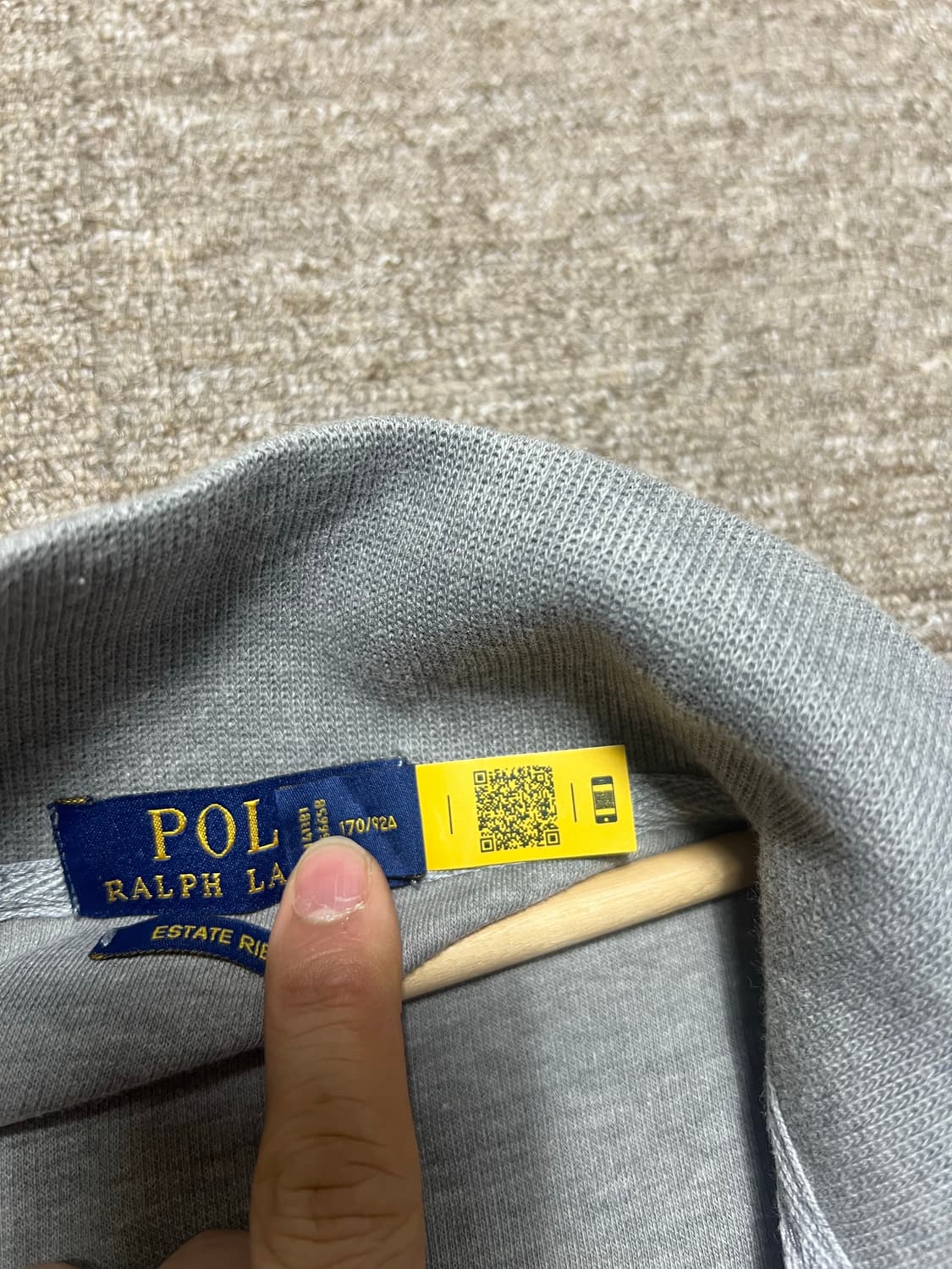 정품) 폴로 랄프로렌 하프집업 S 상품이미지5