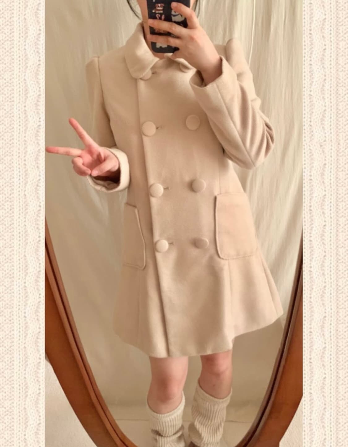 티티앤코 빈티지 코트 라떼갸루 히메갸루 상품이미지3