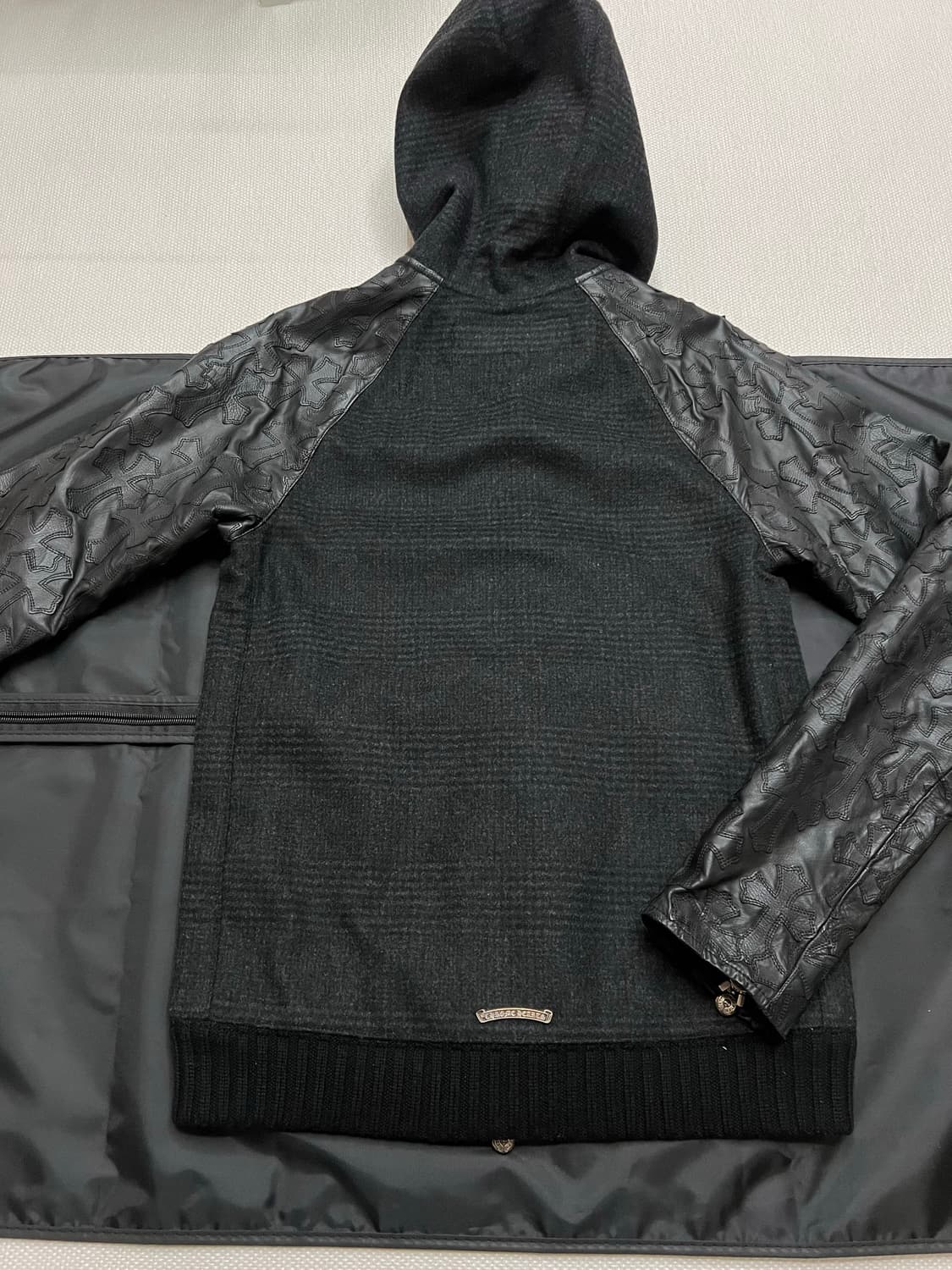 크롬하츠 크로스패치 레더 자켓 상품이미지6