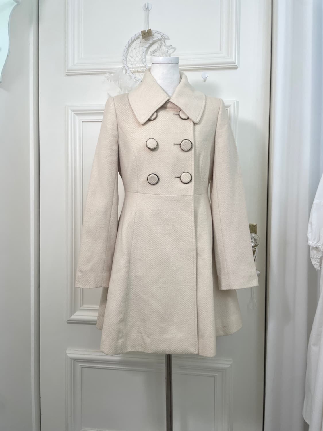 CECIL MCBEE pink ivory collar princess w 상품이미지1