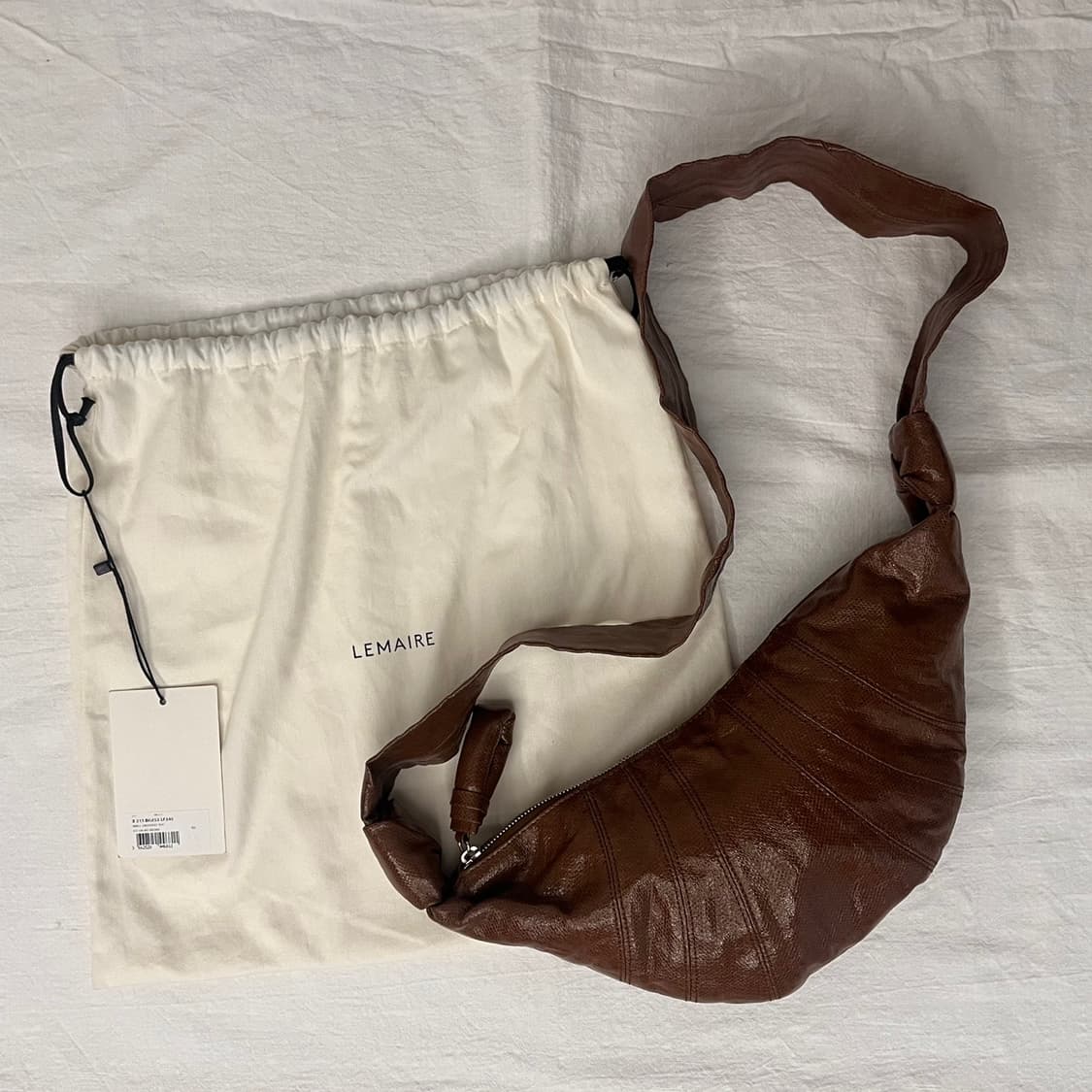 르메르/크로와상 코티드 린넨 브라운/S 상품이미지1