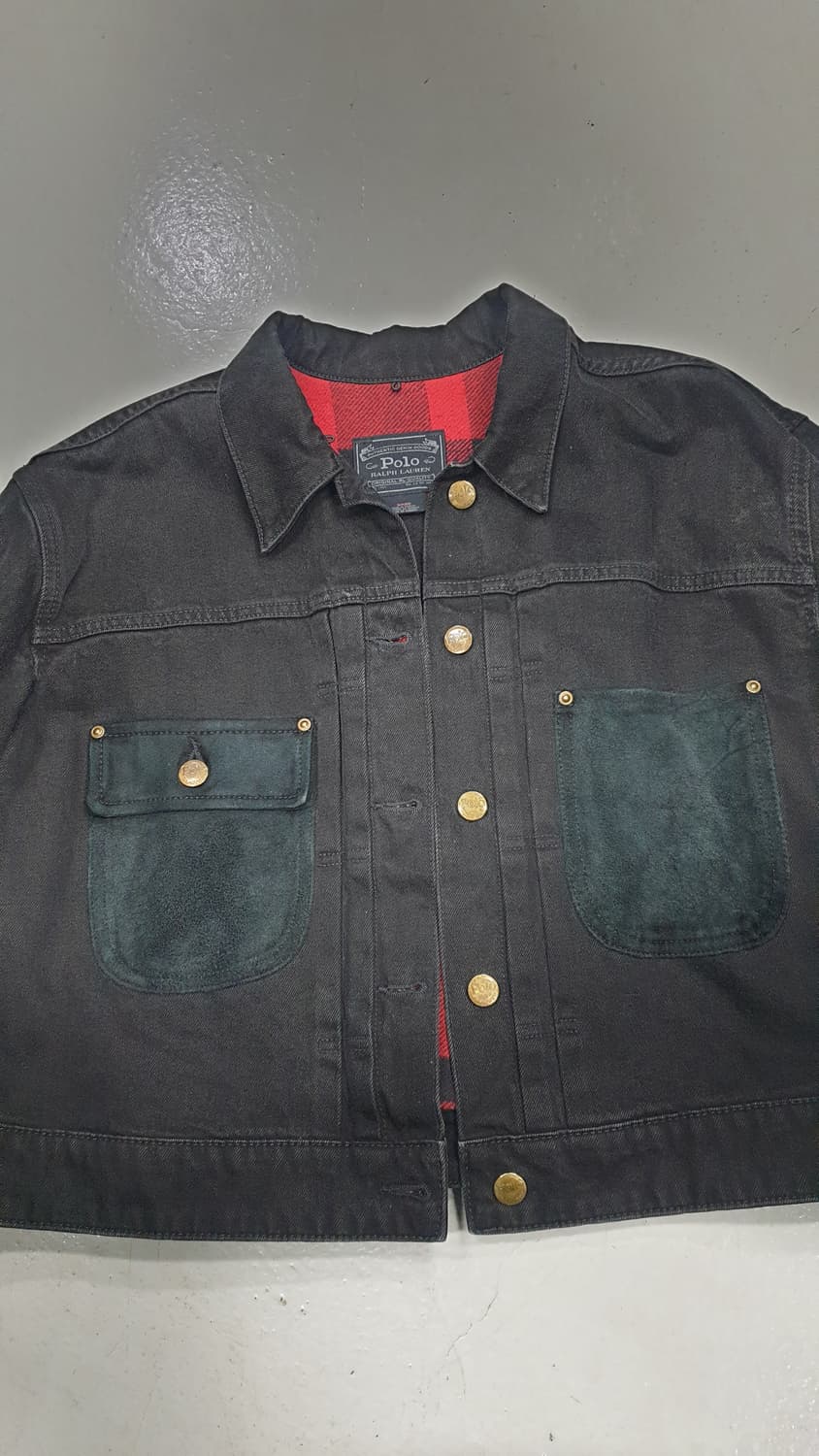 폴로 랄프로렌 블랙 데님 자켓 S 상품이미지1