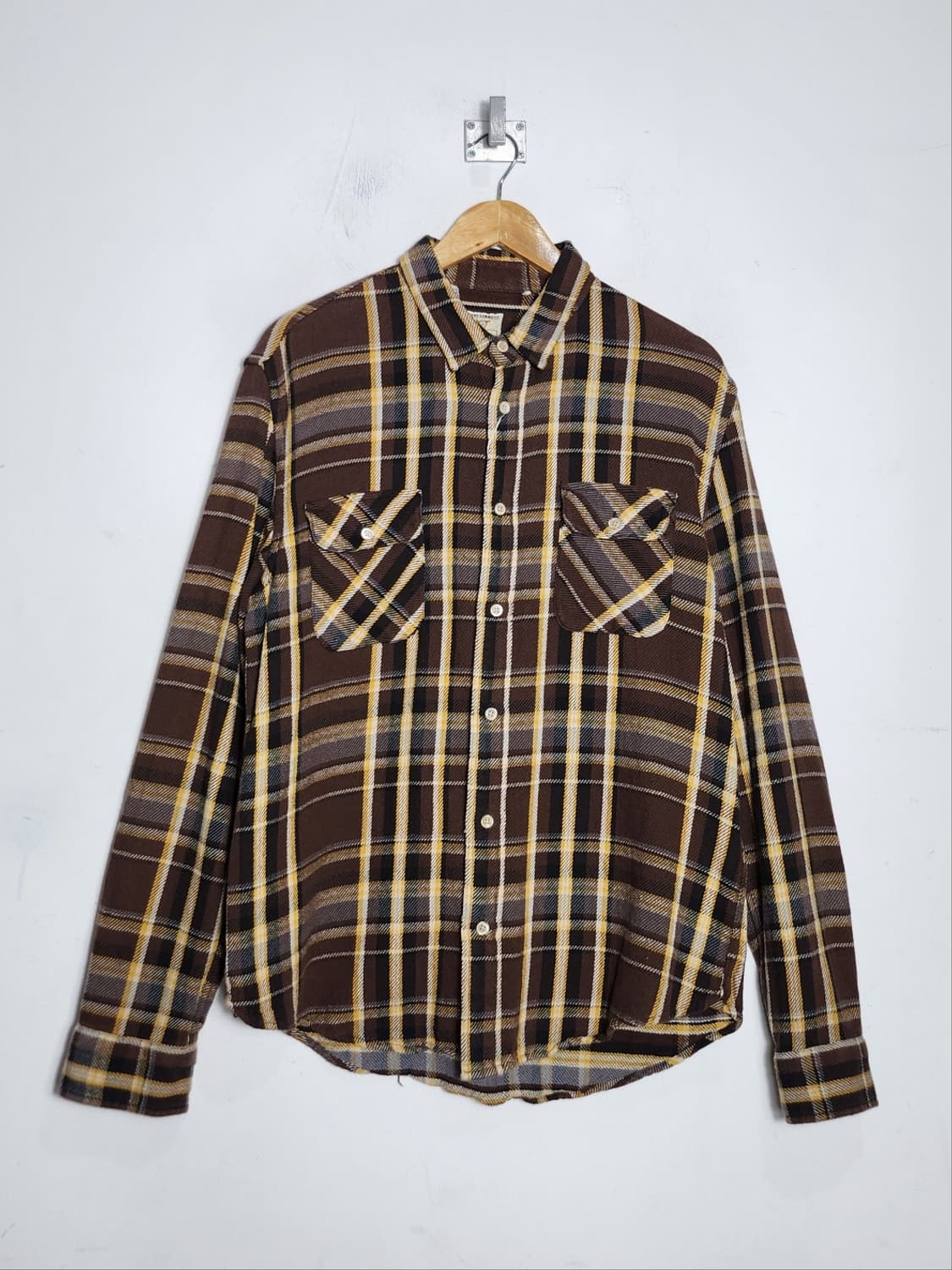리바이스 빈티지 브라운 체크셔츠 상품이미지1