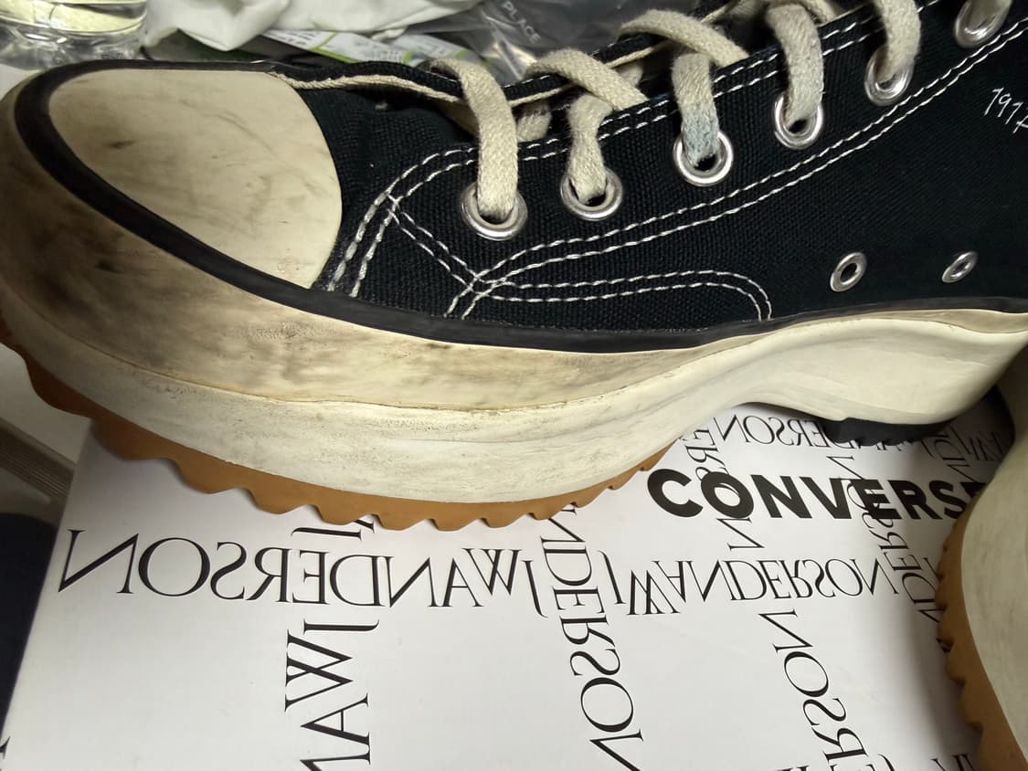 컨버스 런스타 하이크 JW 앤더슨 블랙 [250] 상품이미지6