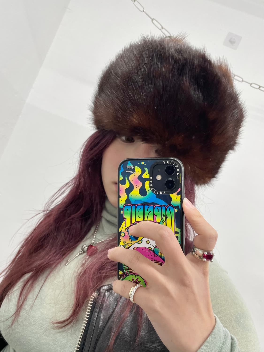 밍크 러시안 트루퍼 햇 상품이미지1