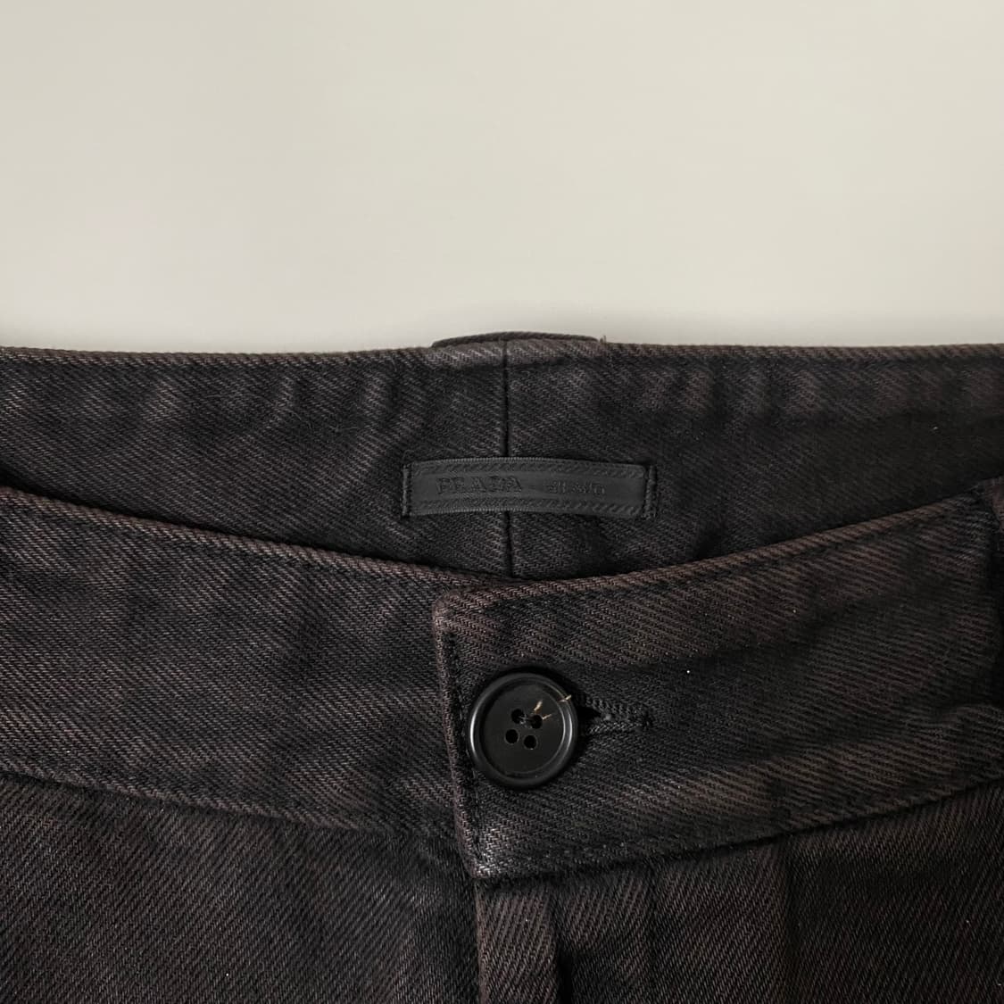 [48S] 프라다 릴랙스 핏 데님 진 브라운 상품이미지3