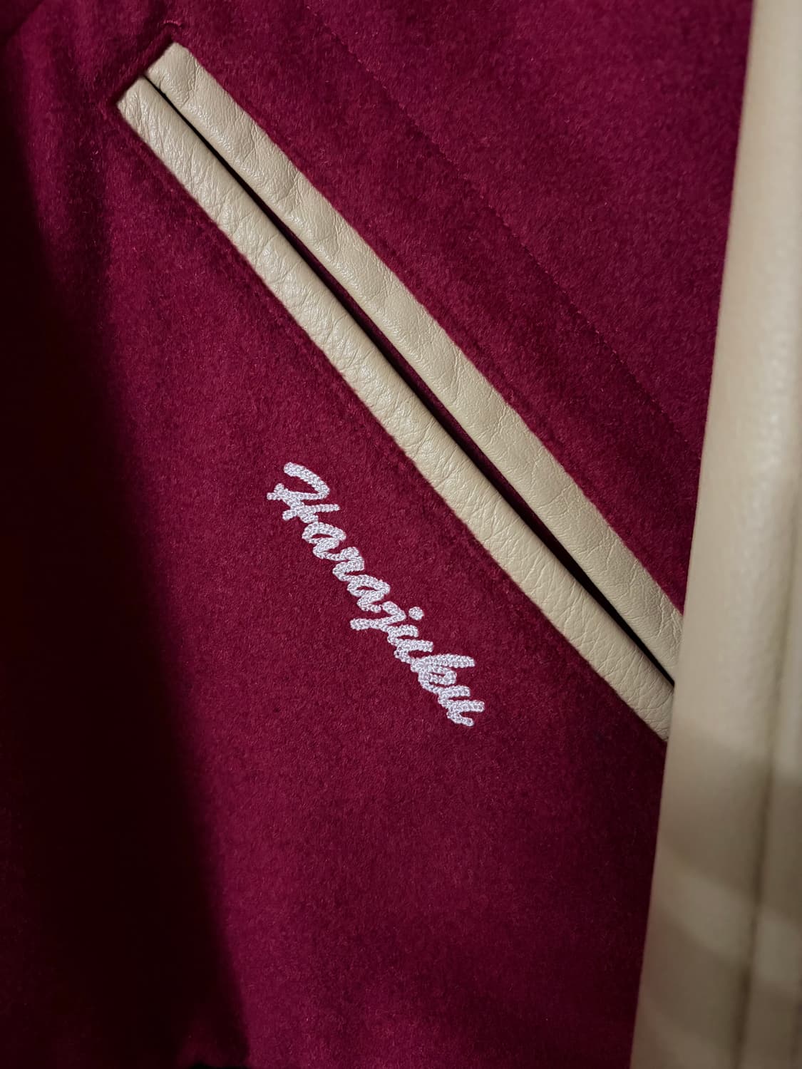 [L] 디스이즈네버댓 하라주쿠 래글런 바시티 자켓 상품이미지5