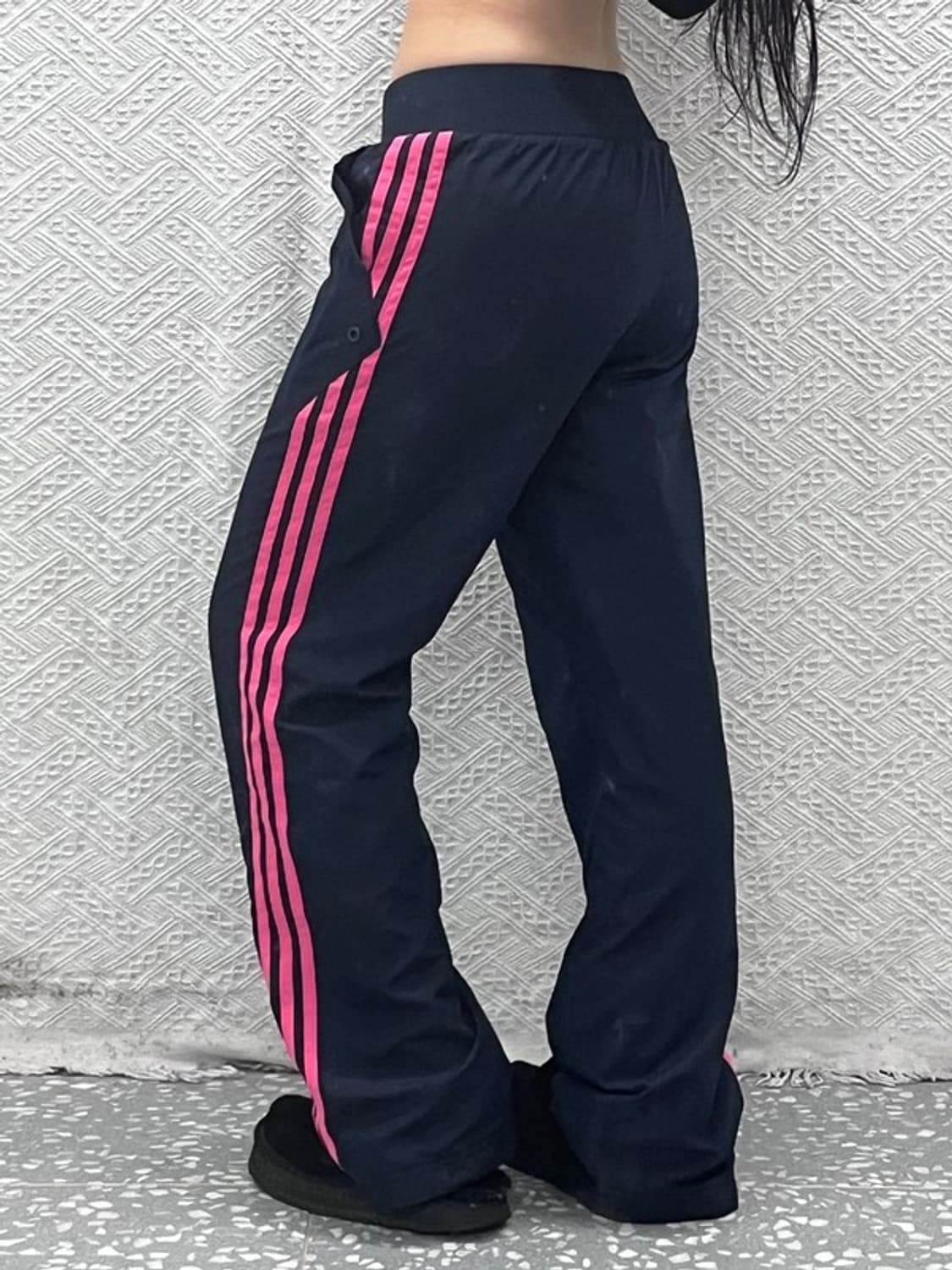 아디다스 레트로 Y2K 대장급 핑크 바람막이 트랙팬츠 95 C09592 상품이미지2