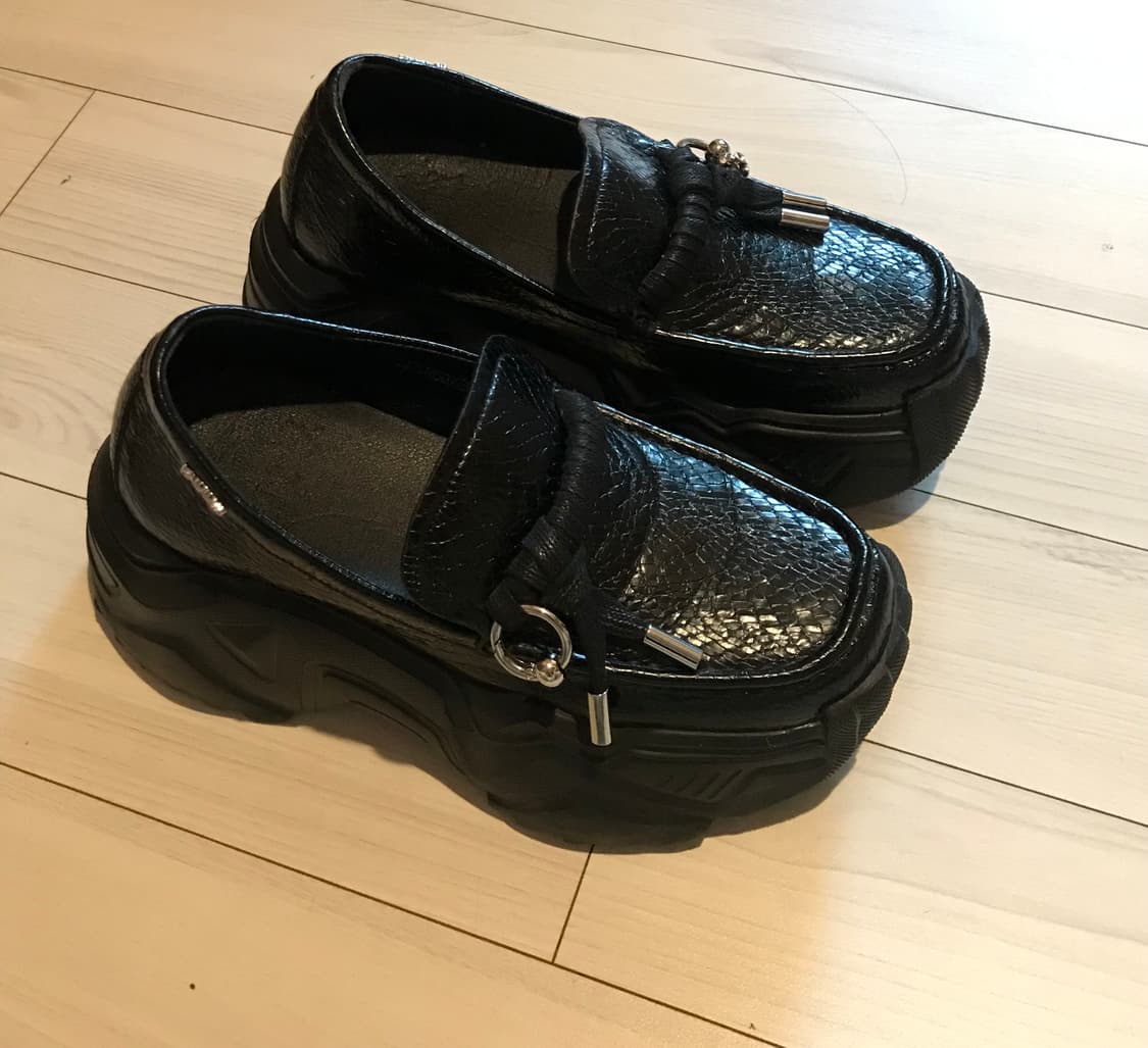 와이이이엘 PLATFORM LOAFER BLACK 230 상품이미지4
