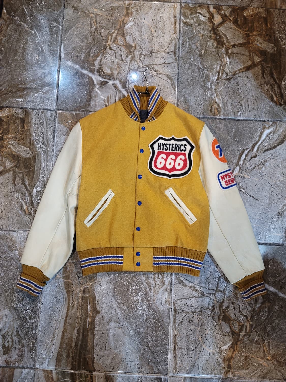90's~ 히스테릭글래머 바시티 자켓  상품이미지1