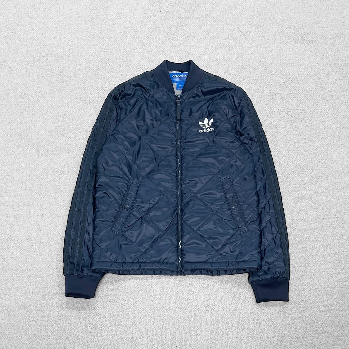 아디다스 슈퍼스타 퀄티드 자켓 블루 상품이미지2