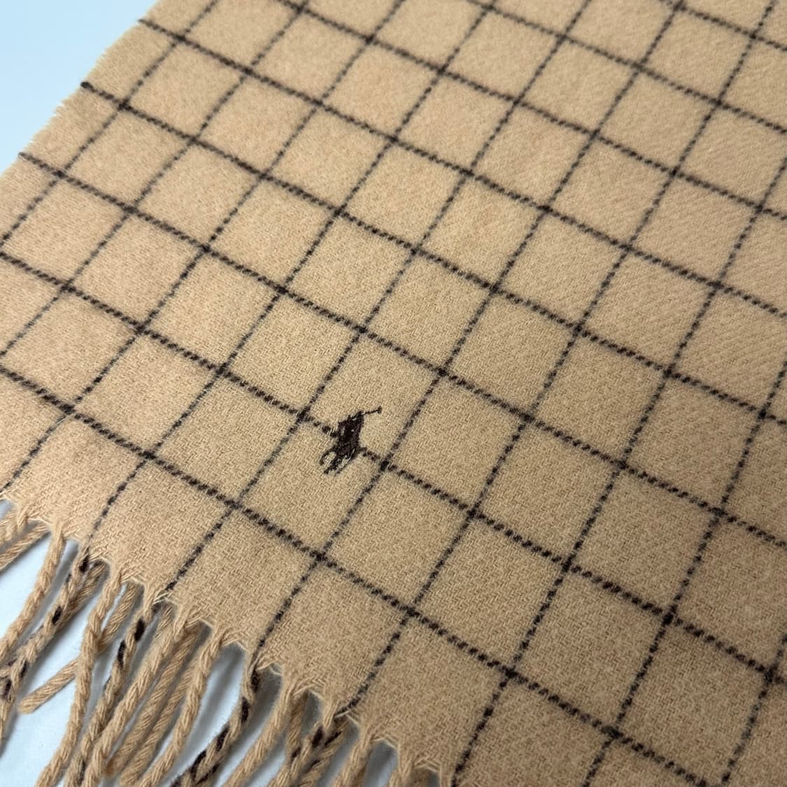 폴로 체크 로고 머플러 상품이미지4