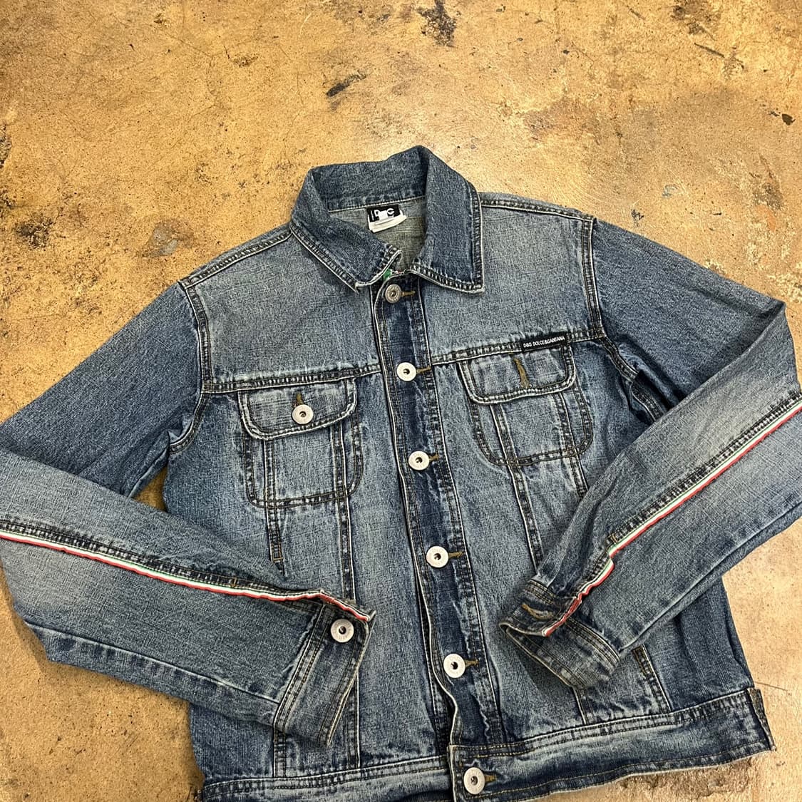 [정품/M] 돌체앤가바나 데님 청 자켓 b18 상품이미지1