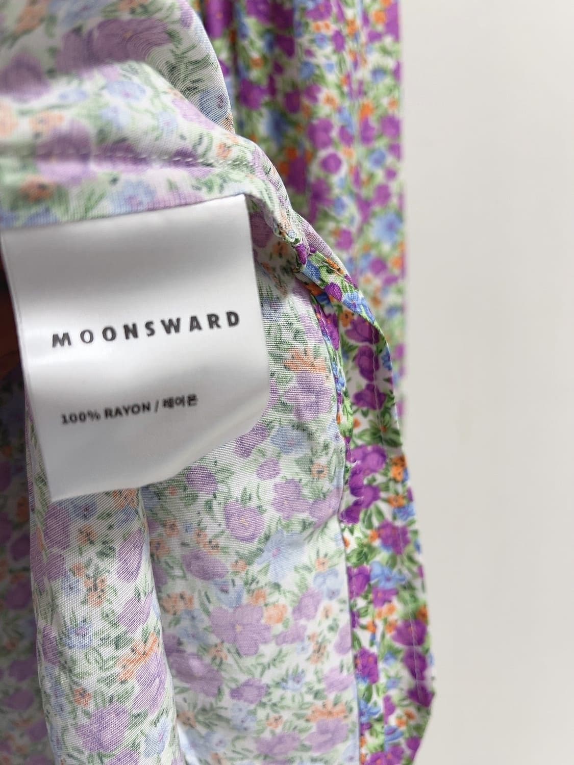 문스워드 플로럴 타이 블라우스 새상품 상품이미지8