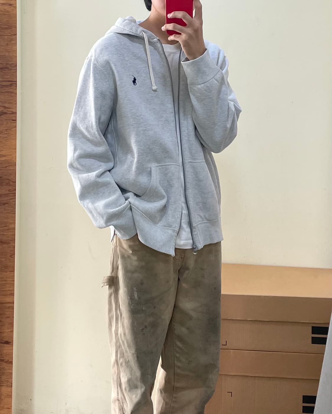 Polo Thermal Hoodie zipup XL 폴로 써멀 후드집업 상품이미지10