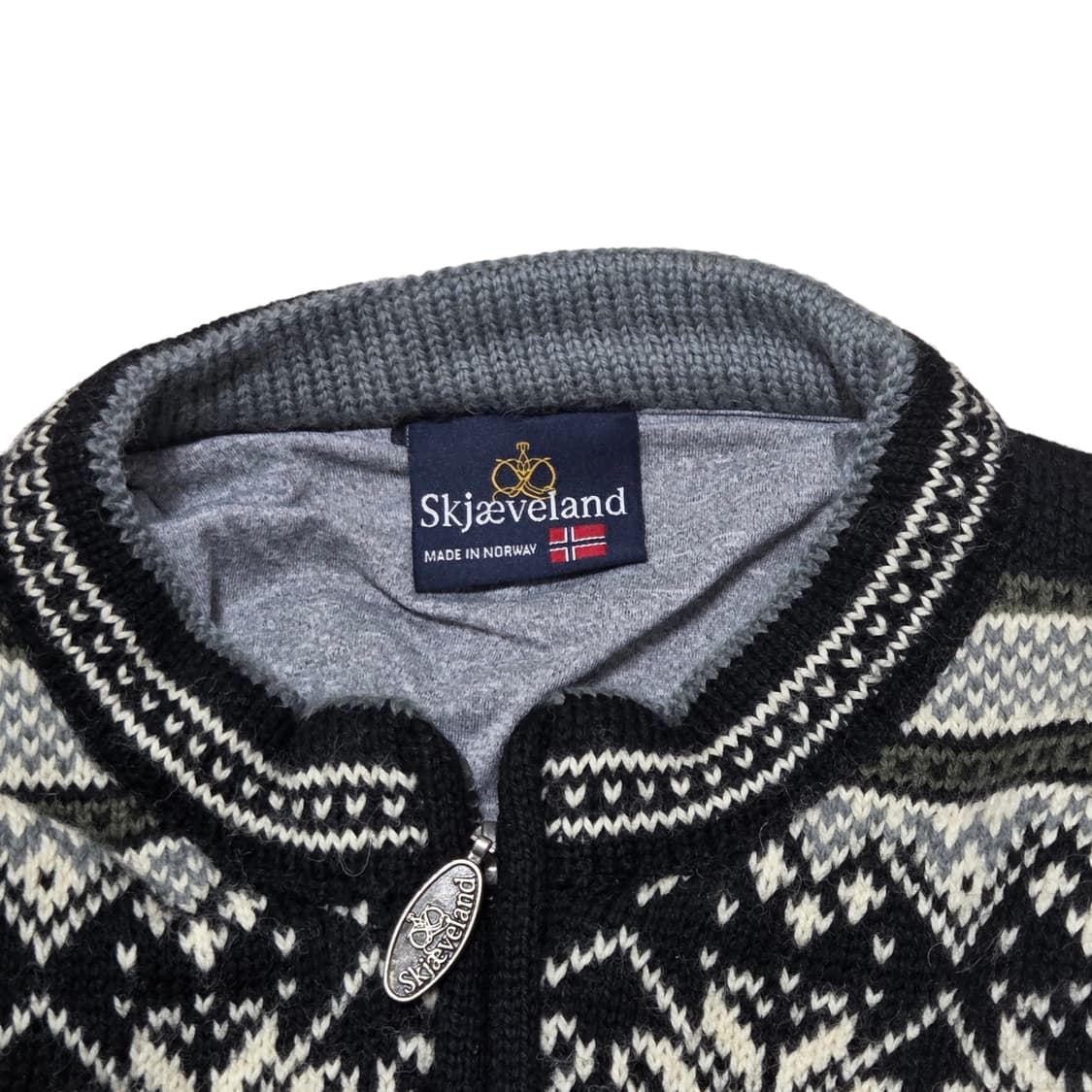 Skjaeveland 스예벨란드 노르딕 울 집업 후리스 자켓 상품이미지5