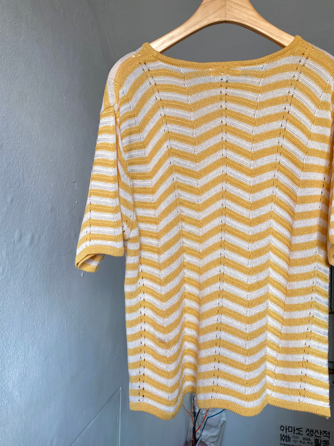 레모나 지그재그 니트탑 상품이미지6