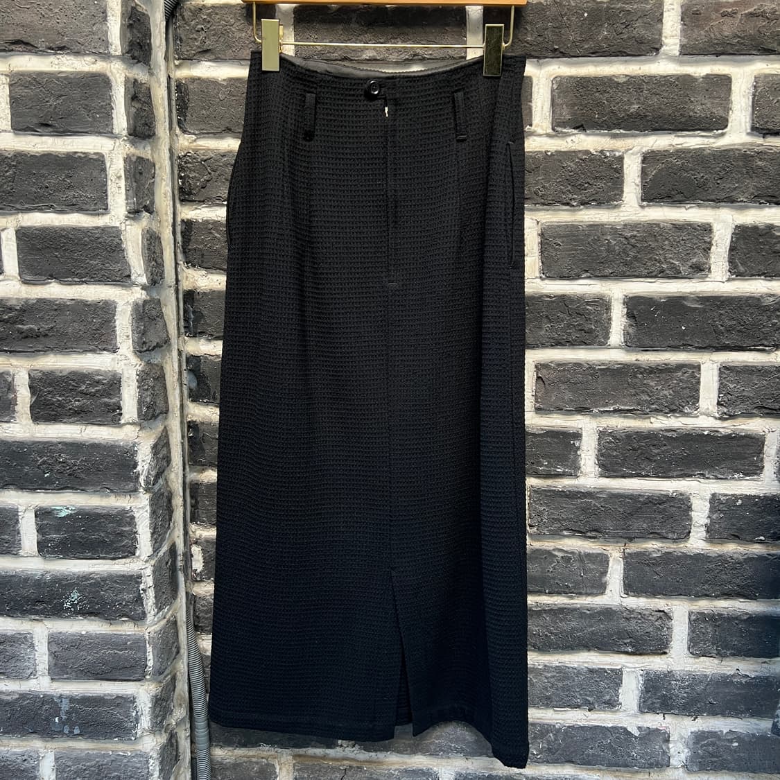 Y‘s 80s 텍스쳐 울 스커트 상품이미지3