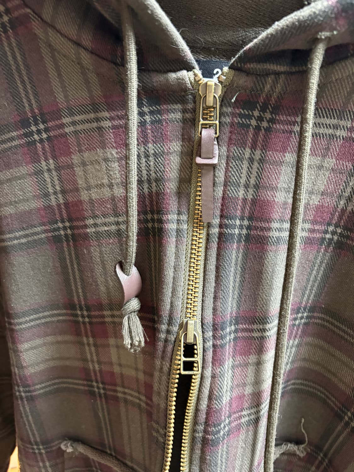 사파리스팟 타탄체크 후드집업 상품이미지3