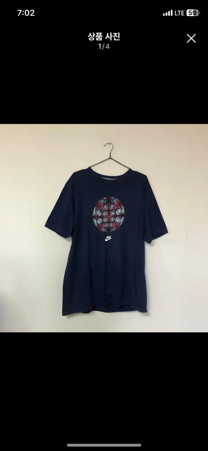 나이키 네이비 농구공 반팔 티셔츠 🥿  상품이미지5
