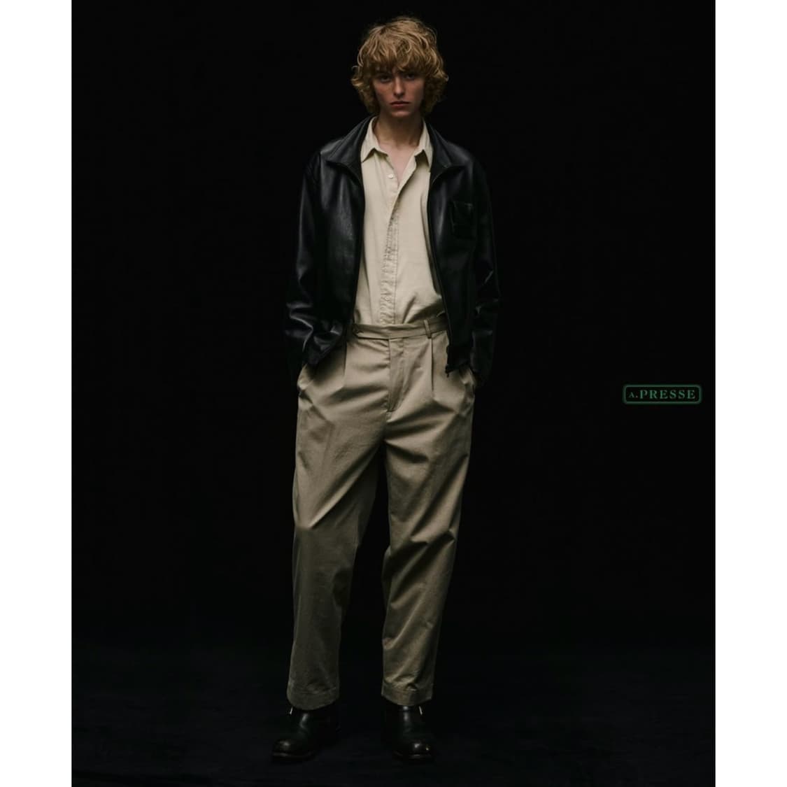 24ss French AirForce Pilot LeatherJacket 상품이미지5