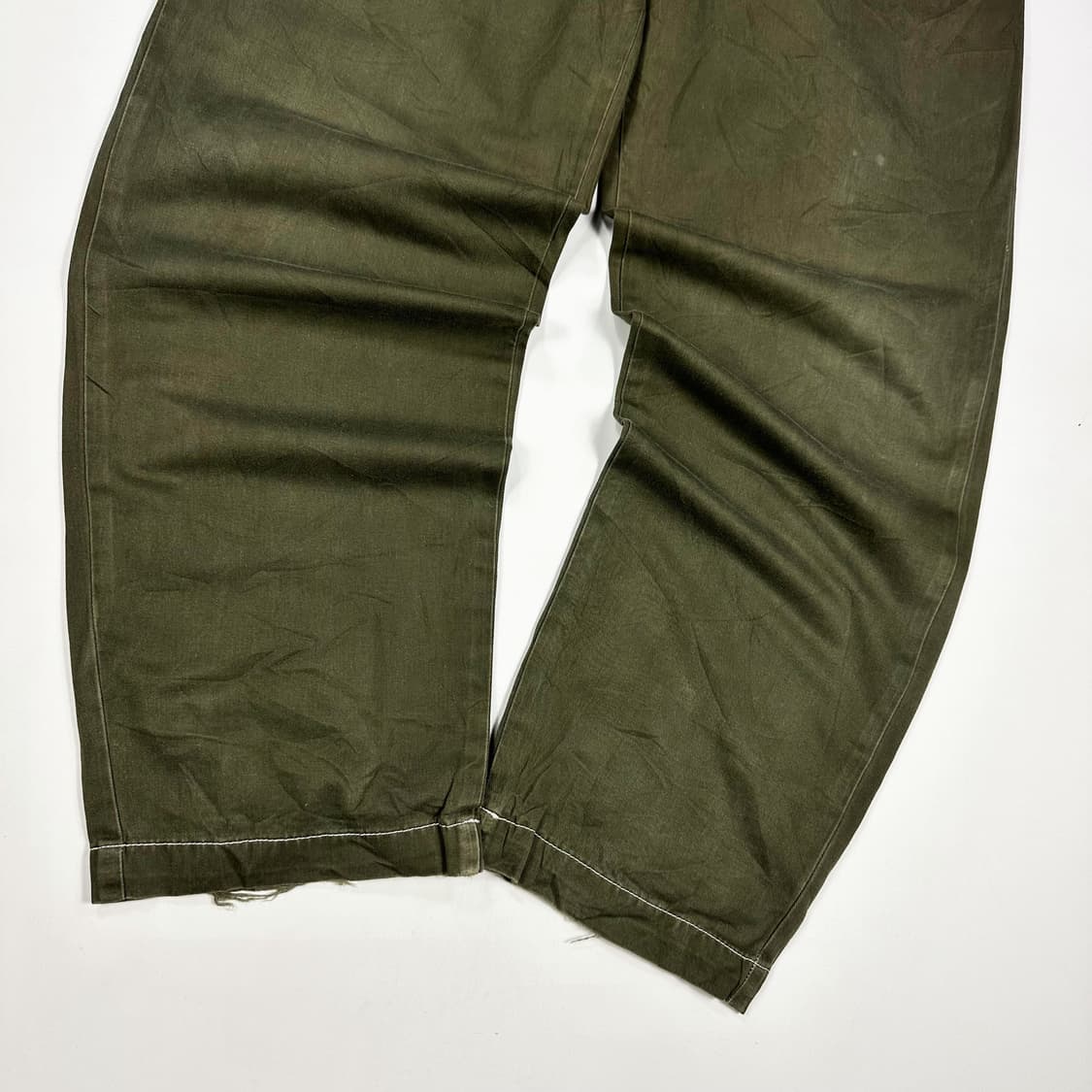 VTG 빈티지 재팬 카키 와이드 팬츠 (30인치 여성추천) 상품이미지5