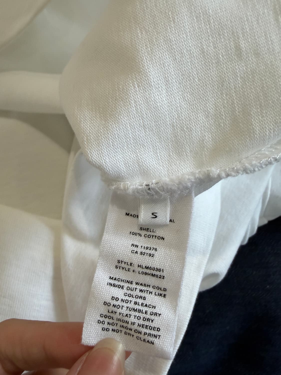 헬무트랭 로고 프린팅 반팔 티셔츠 상품이미지6