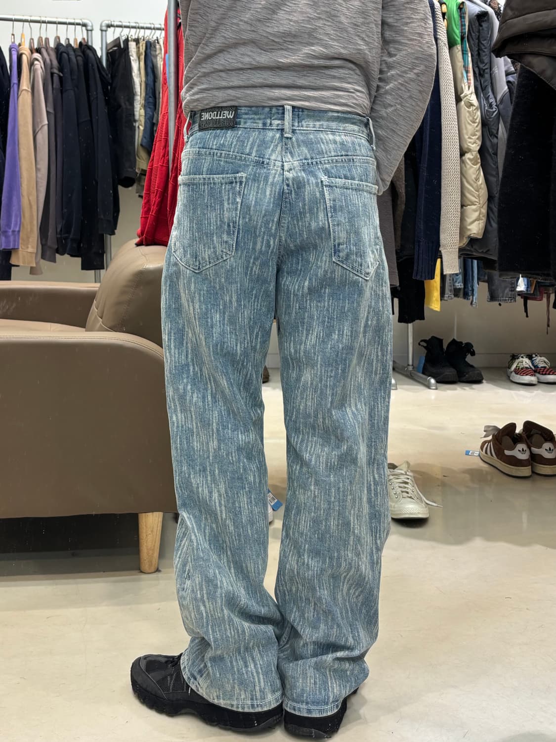 Welldone 워싱 데님팬츠 상품이미지5