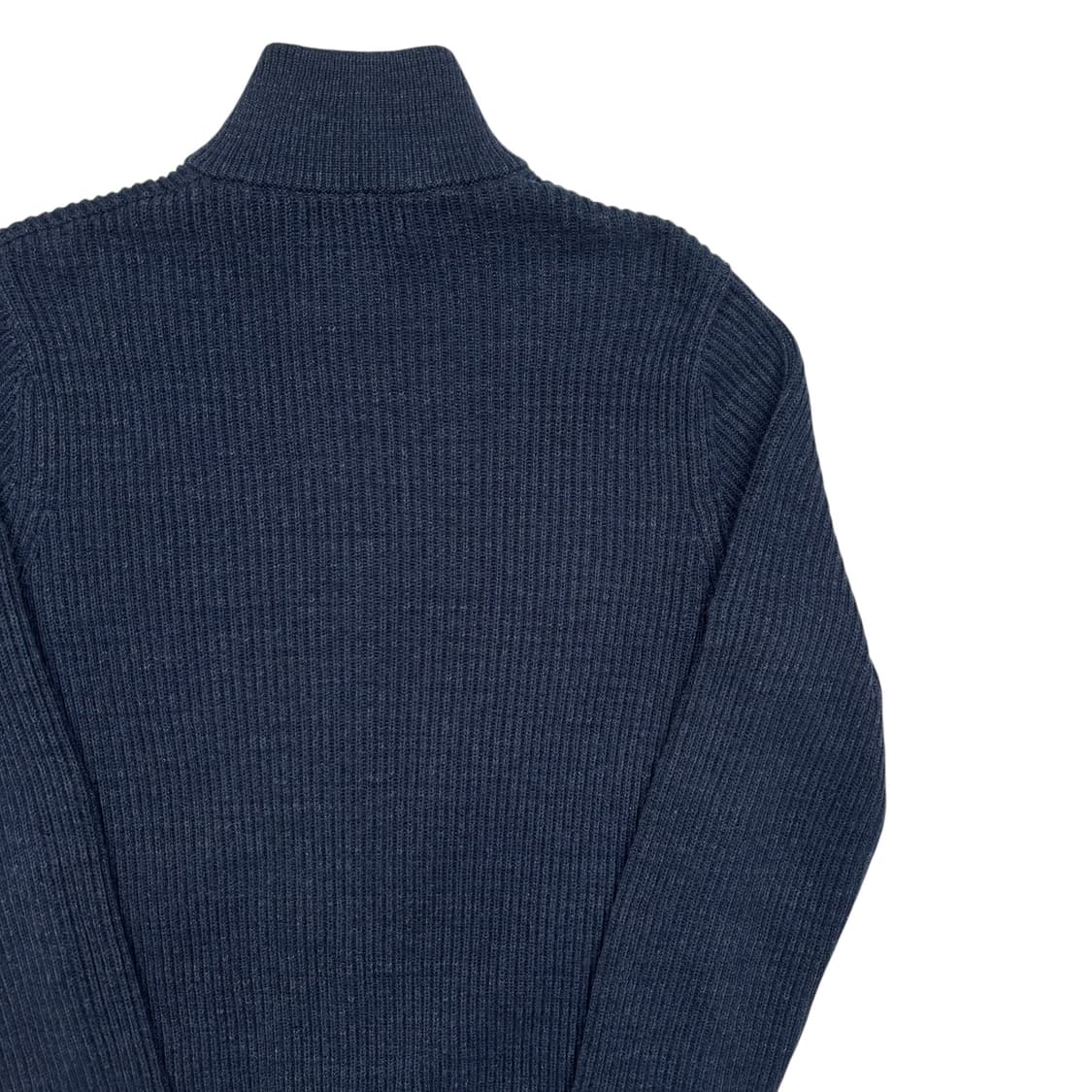 프레드 페리 네이비 골지 니트 집업 S 상품이미지5