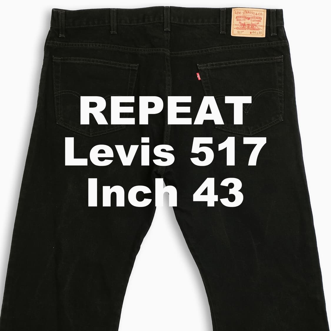 빈티지 리바이스 517 흑청 블랙진 43 인치 LV5174401 상품이미지1