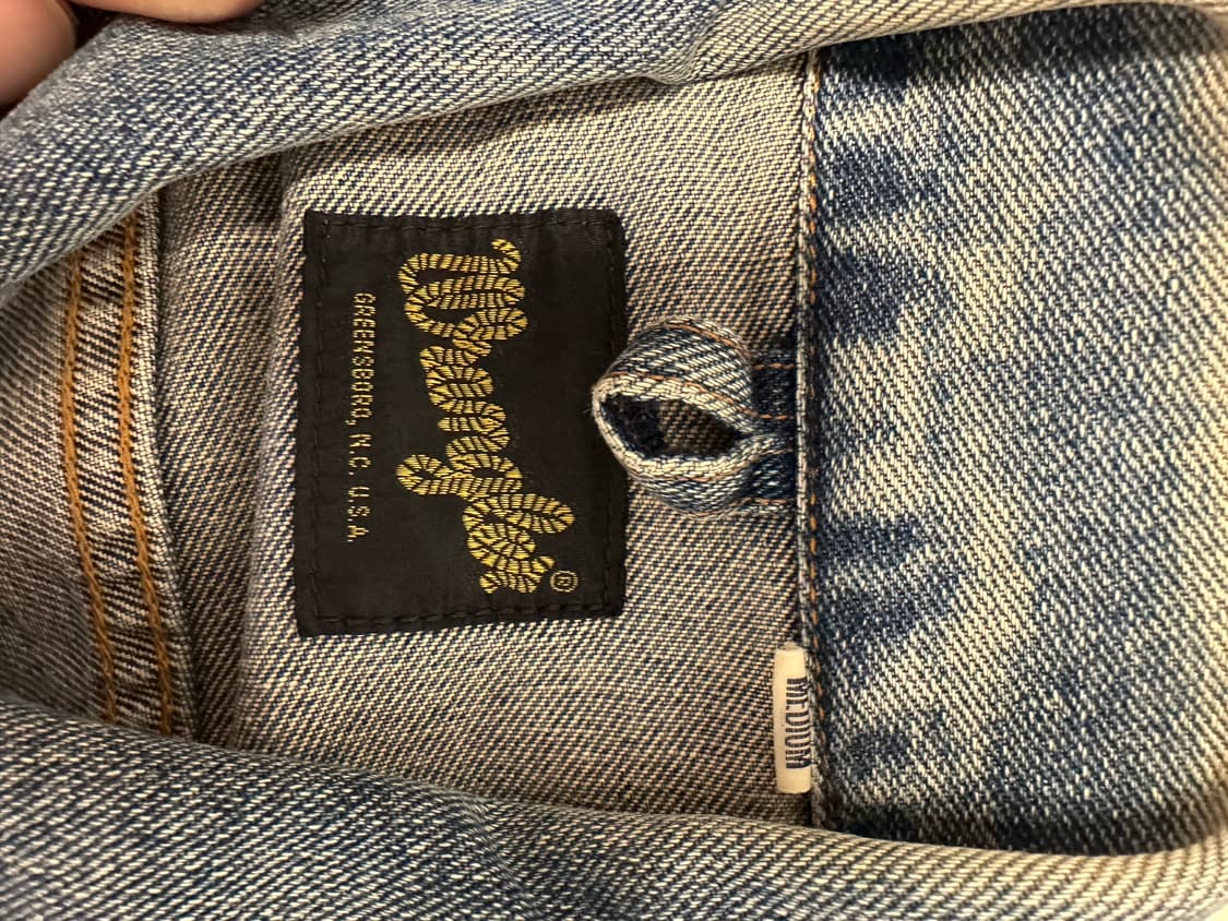 랭글러 청자켓 M사이즈 상품이미지5