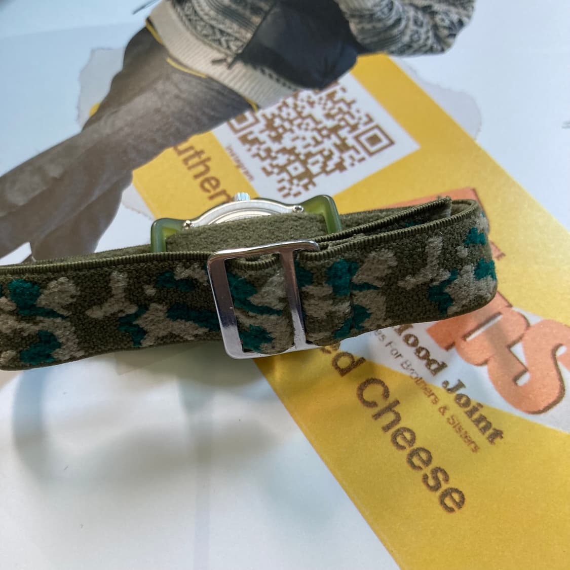 Timex 타이맥스 밀리터리 카모플라쥬 밴딩 팔찌 스트랩 손목시계 상품이미지3