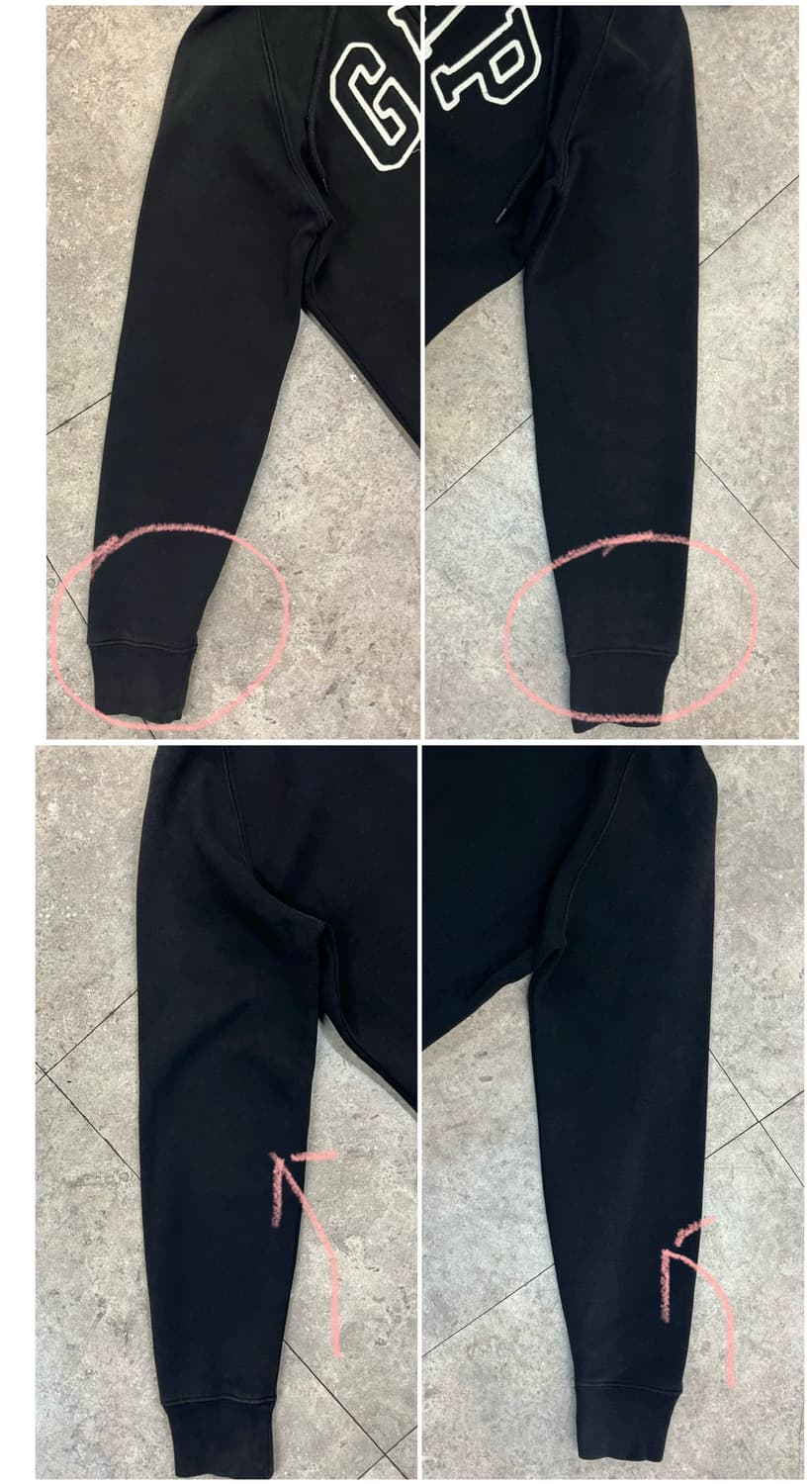 갭 기모 후드집업 블랙 M #csz3599 상품이미지10