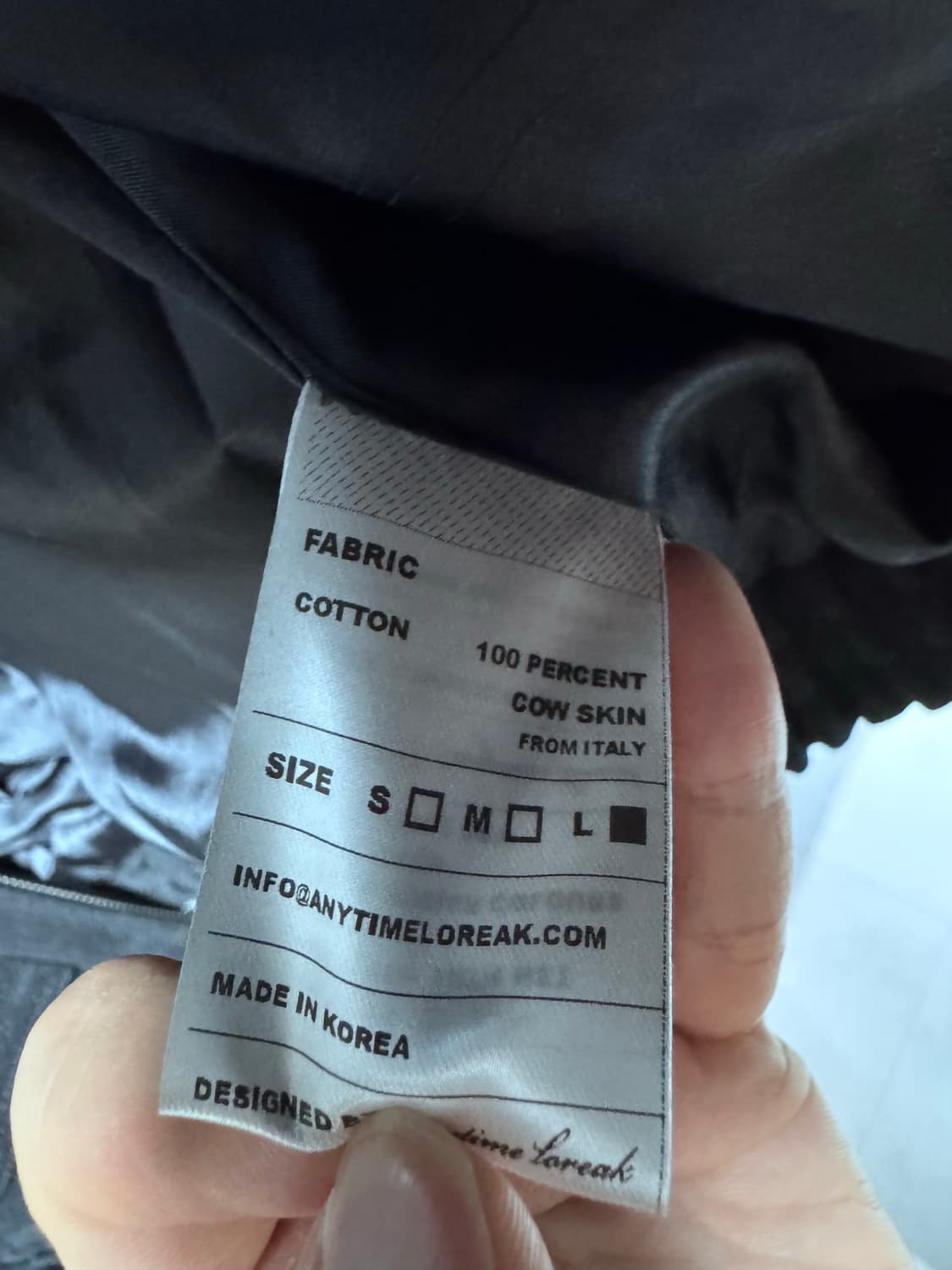 (중고/L) 애니타임로릭 아스타 워크자켓 블랙 L 상품이미지8