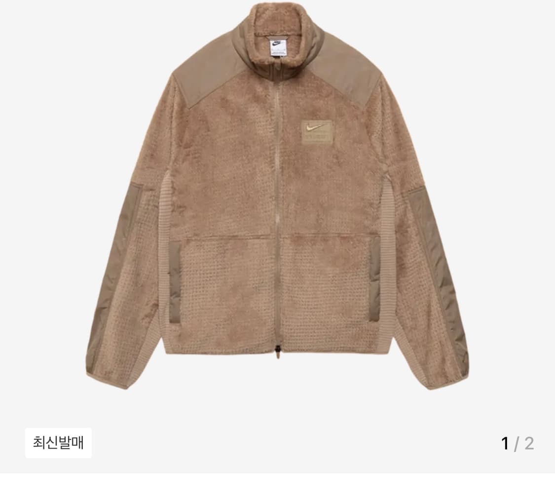 나이키 스투시 풀 집 플리스 파인 너트 L 새상품 상품이미지1