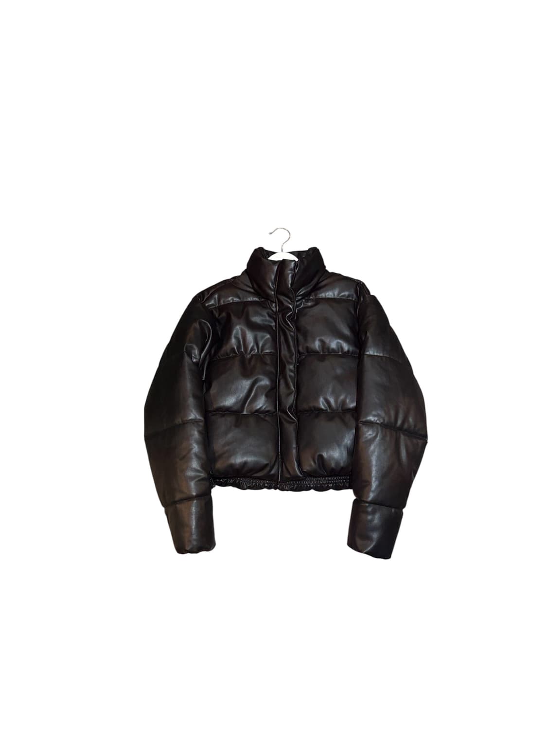 자라 레더 가죽 패딩 점퍼 XS사이즈 상품이미지1