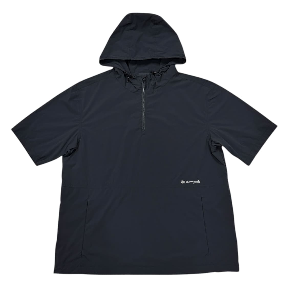 스노우피크 우븐 나일론 아노락 반팔 반바지 셋업 세트 블랙 M 상품이미지2