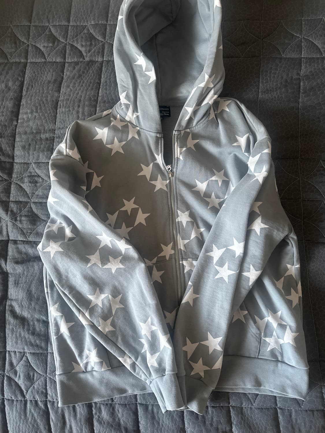 99based Star Print Zip up Hoodie 상품이미지1