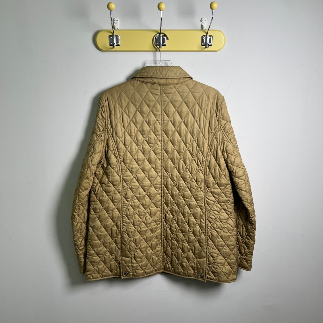 엘엘빈 베이지 다이아몬드 퀄팅 자켓 L 상품이미지2