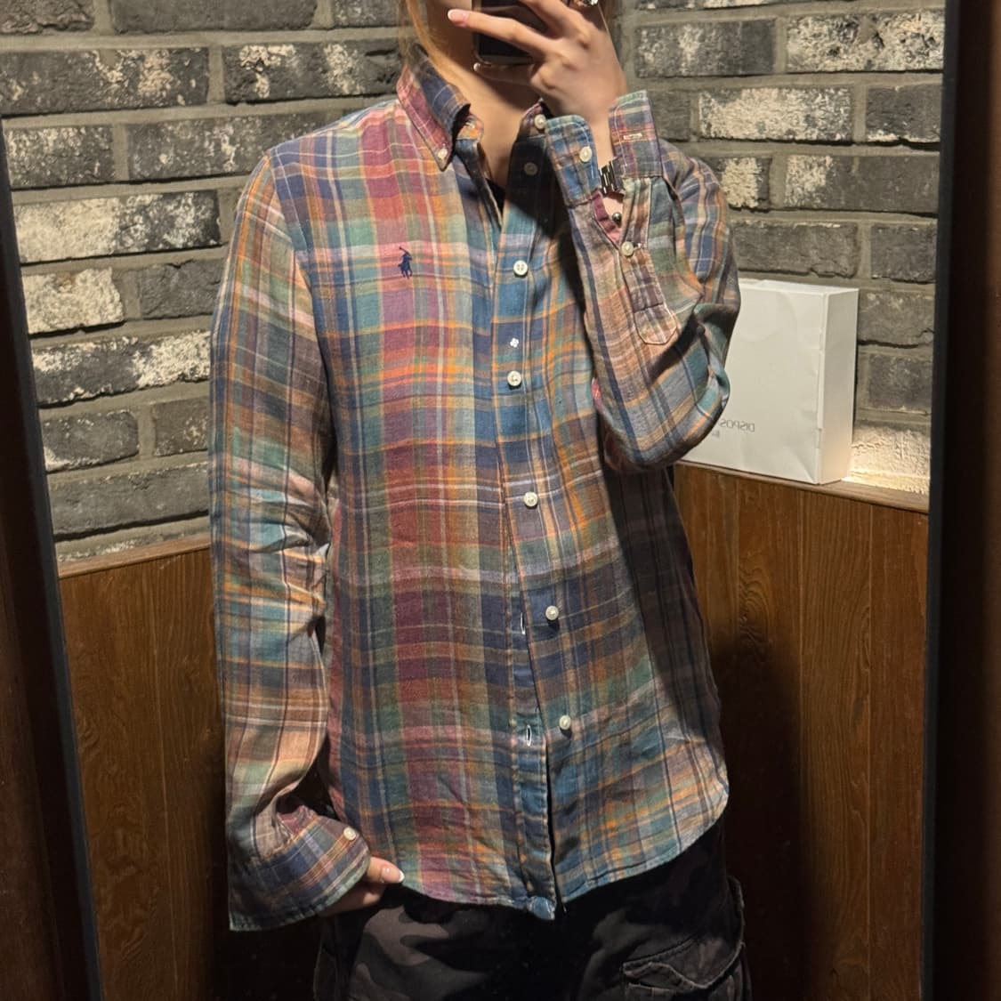 XS) 폴로 랄프로렌 클래식핏 버튼다운 린넨 셔츠 상품이미지8