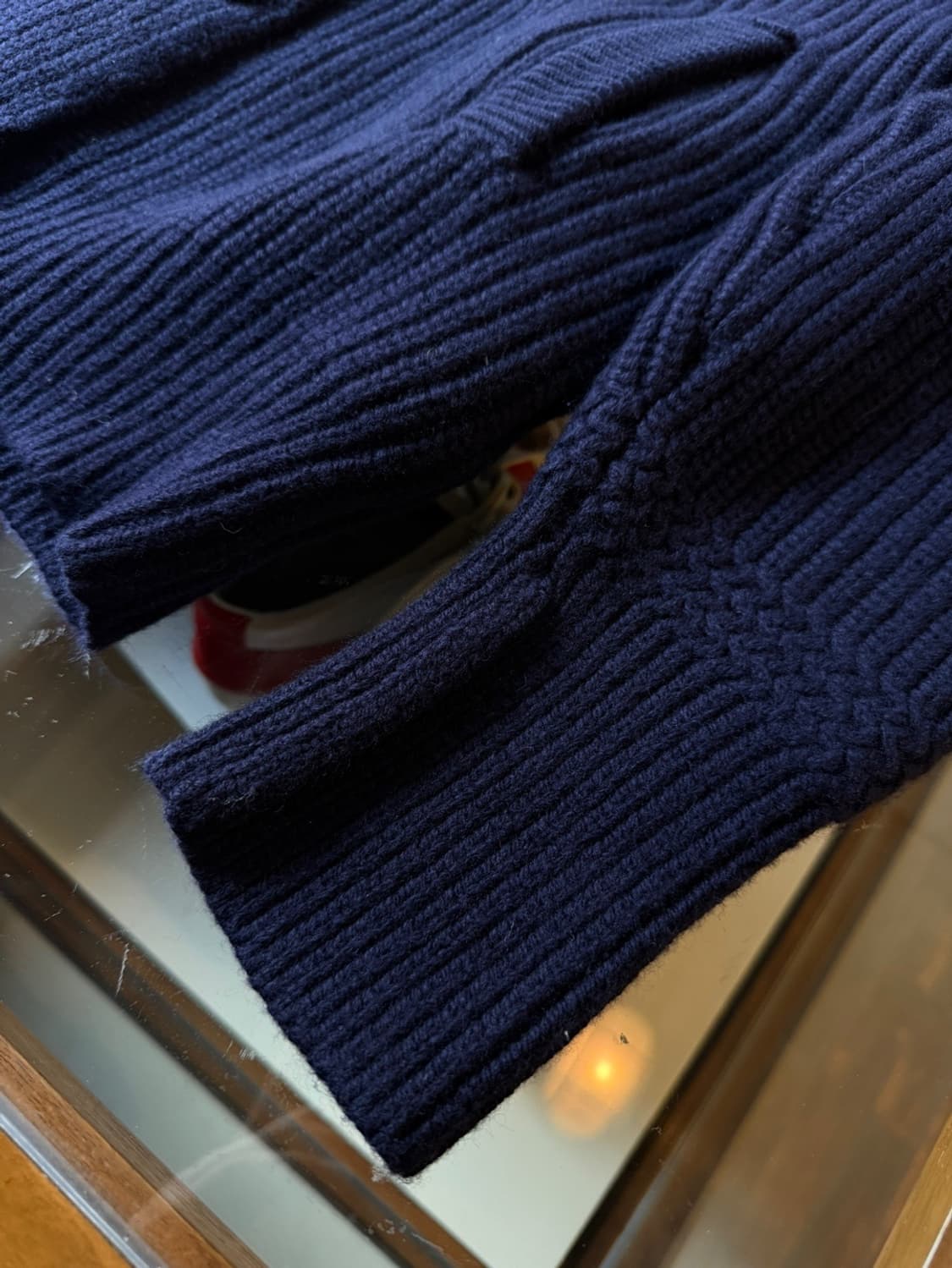 라코스테 숄칼라 니트 100 상품이미지8