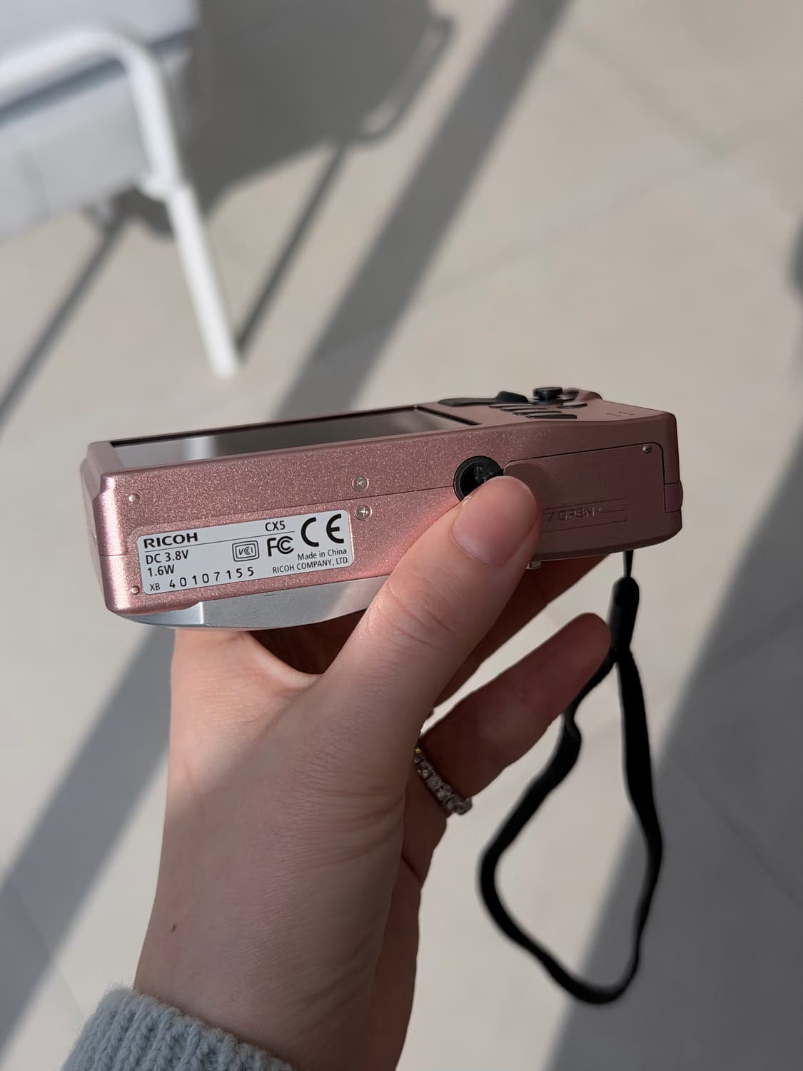 희귀)리코 CX5 핑크색 빈티지 디카 일본어판 바로사용가능 상품이미지4