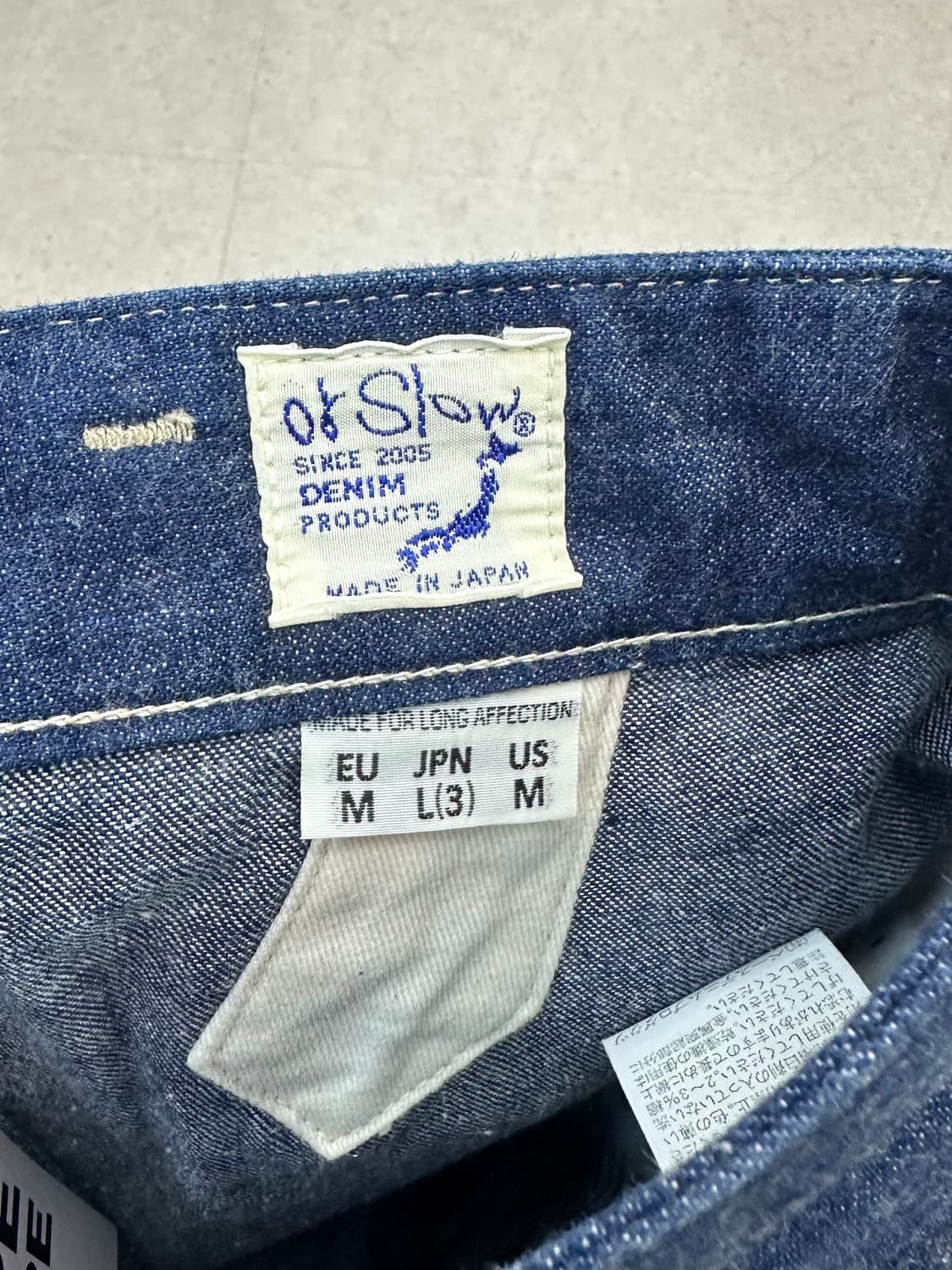 orSlow billi jean 오어슬로우 베기 팬츠 상품이미지2